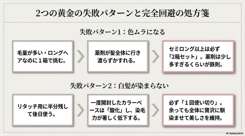 悪い口コミから学ぶ!カラリスで失敗する黄金パターンと完全回避の処方箋