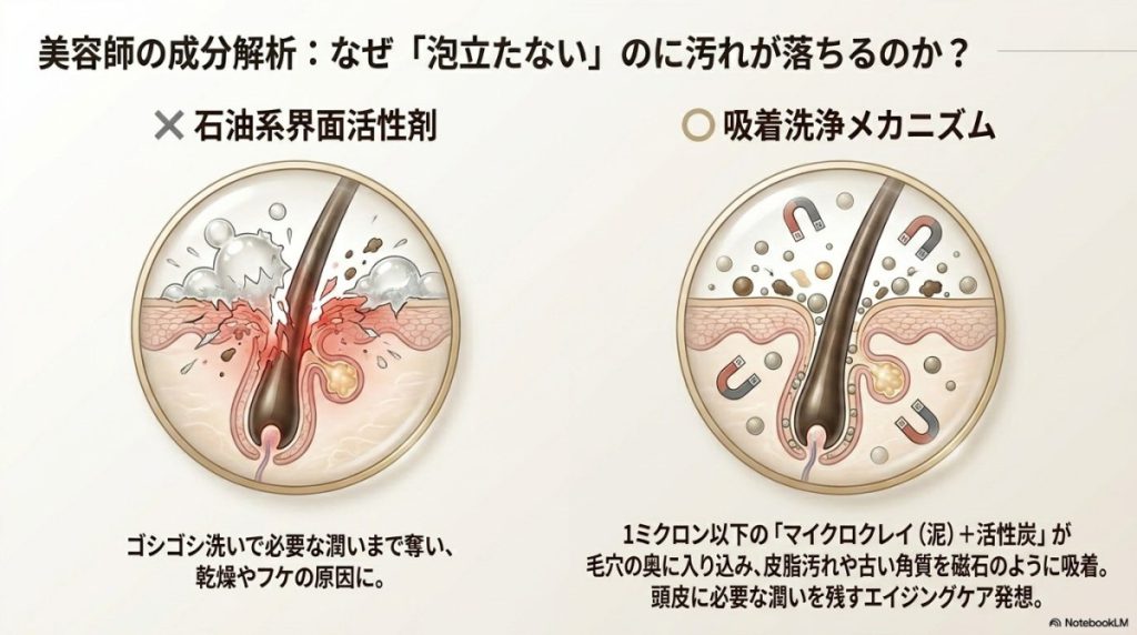 美容師の成分解析で検証!coconeクレイクリームシャンプーの仕組み