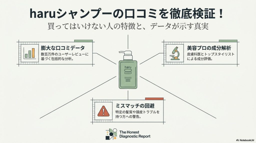 haruシャンプーの口コミを徹底検証！買ってはいけない人の特徴