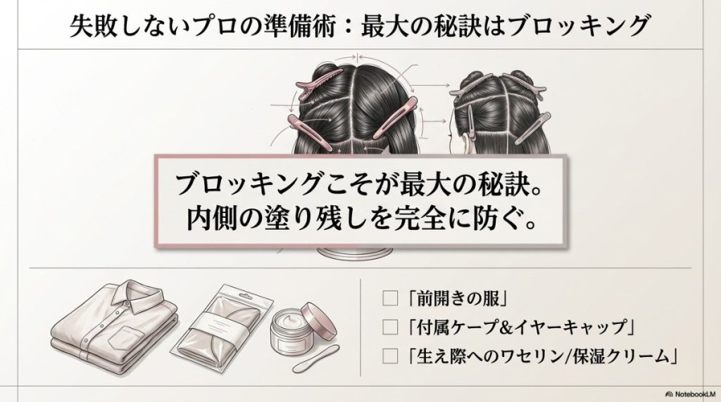 事前準備・ブロッキングで仕上がりに差をつける