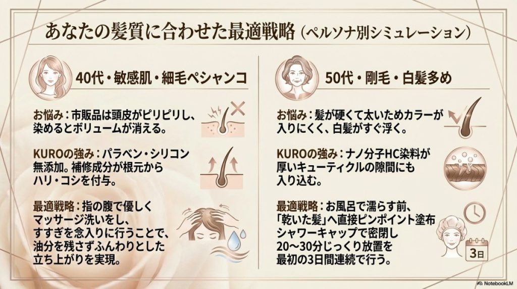 悪い口コミに注意！バランローズKUROで白髪染めに失敗しない完全