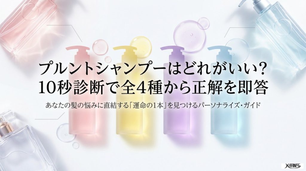 プルントシャンプーはどれがいい？10秒診断で全4種から正解を即答