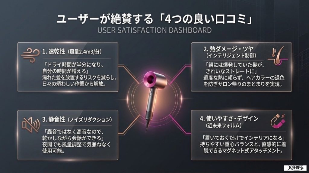 買って後悔？ダイソンドライヤーの悪い口コミと全6モデル徹底比較