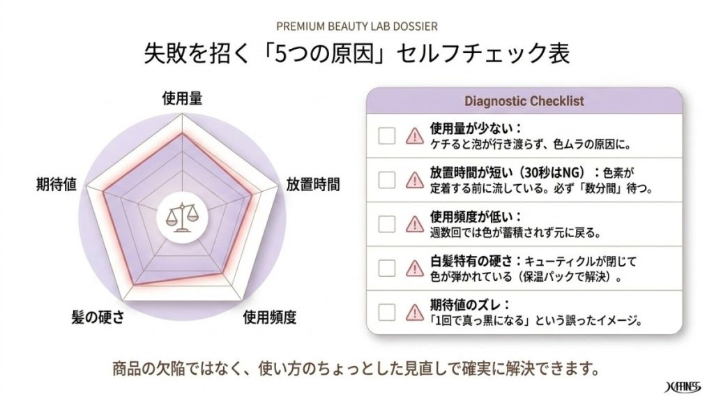 染まらないって本当？ナイブのカラーシャンプーの口コミと失敗しない